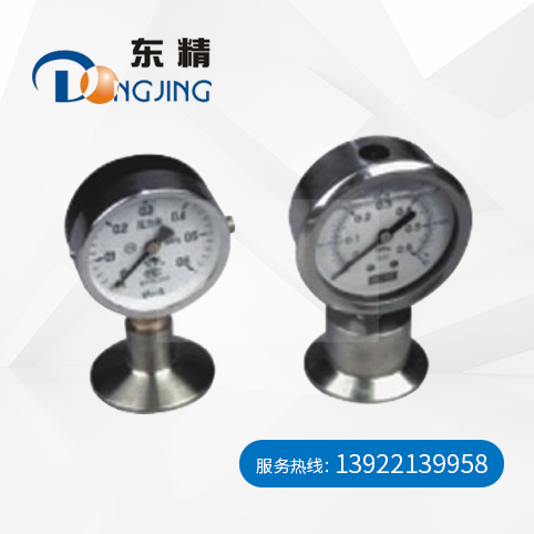 卫生级不锈钢隔膜压力...